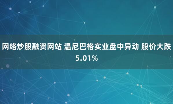 网络炒股融资网站 温尼巴格实业盘中异动 股价大跌5.01%